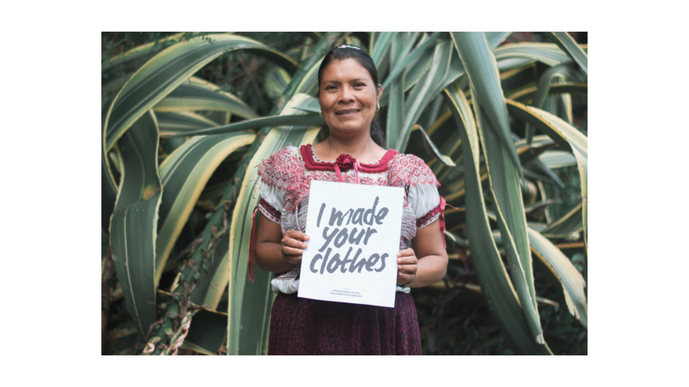 Fashion Revolution I made your clothes